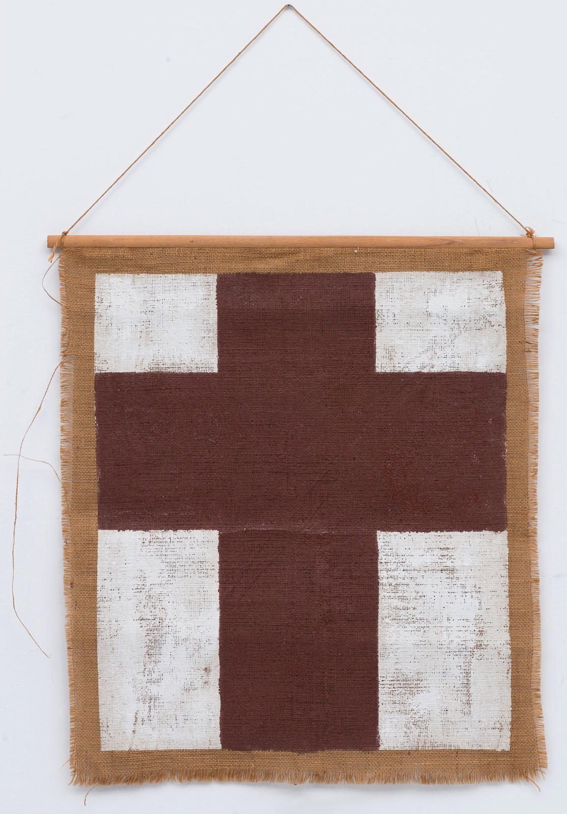 Brown and White Cross