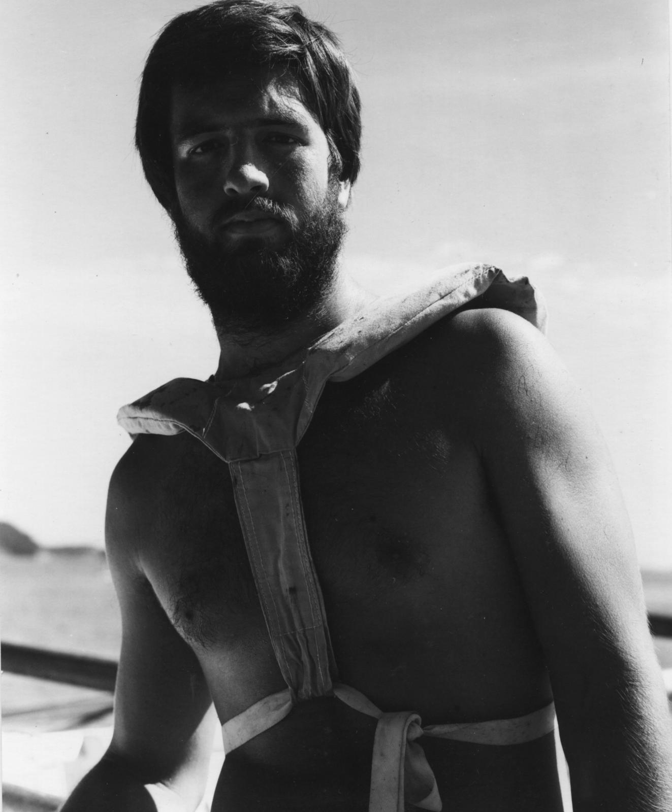 The Hibiscus Coast Project, Campers and Lifesavers: Bearded lifesaver wearing flotation device