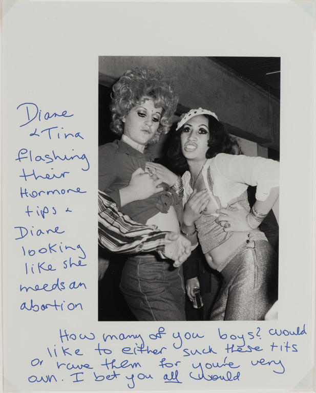 Tina and Dianne at 'Gay Lib Dance Party', 1974
