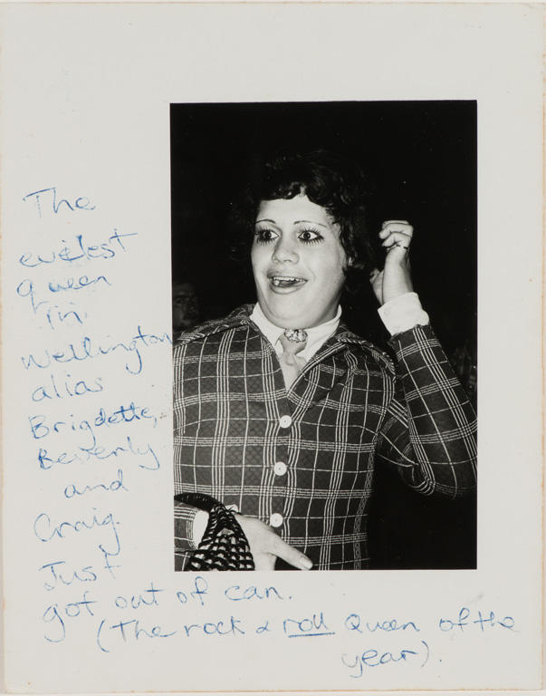 Bev at 'Gay Lib Dance Party', 1974