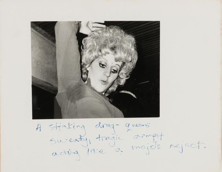 Tina at 'Gay Lib Dance Party', Auckland, 1974
