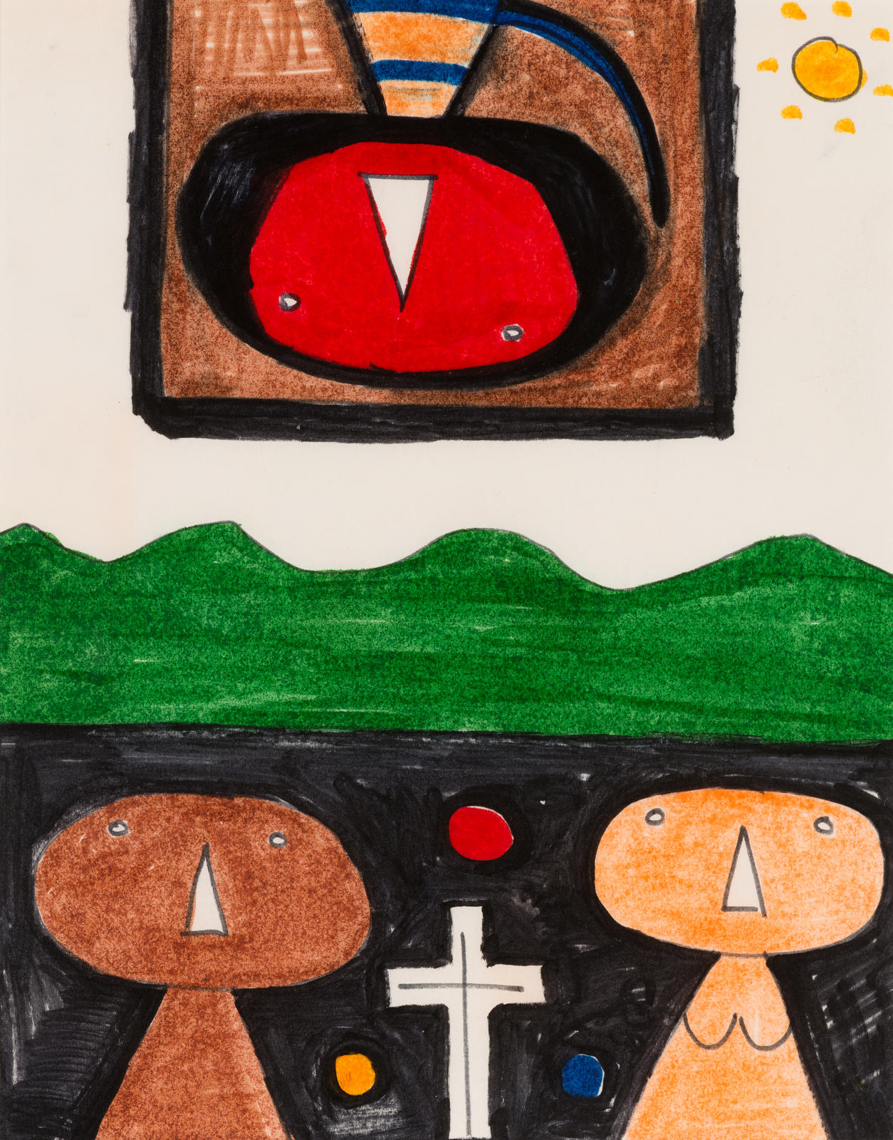 Untitled – Adam and Eve in a Landscape