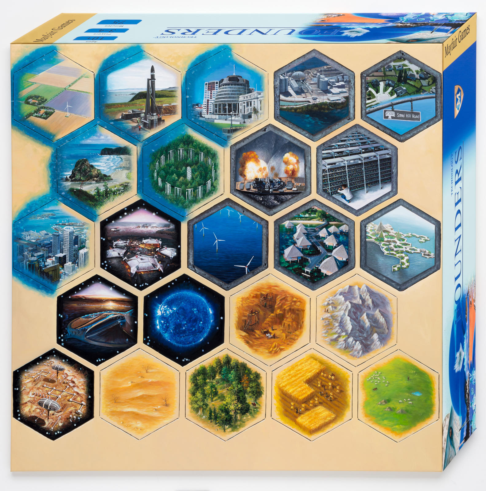 Founders Resource Hexagons Projection