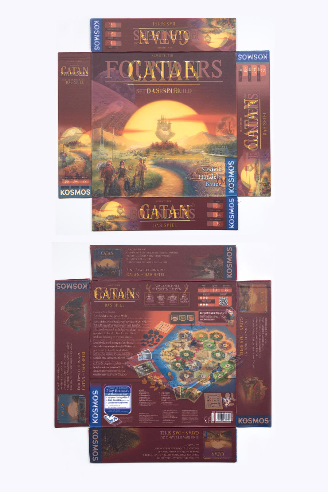 Founders/Settlers of Catan Box Lid Overprint