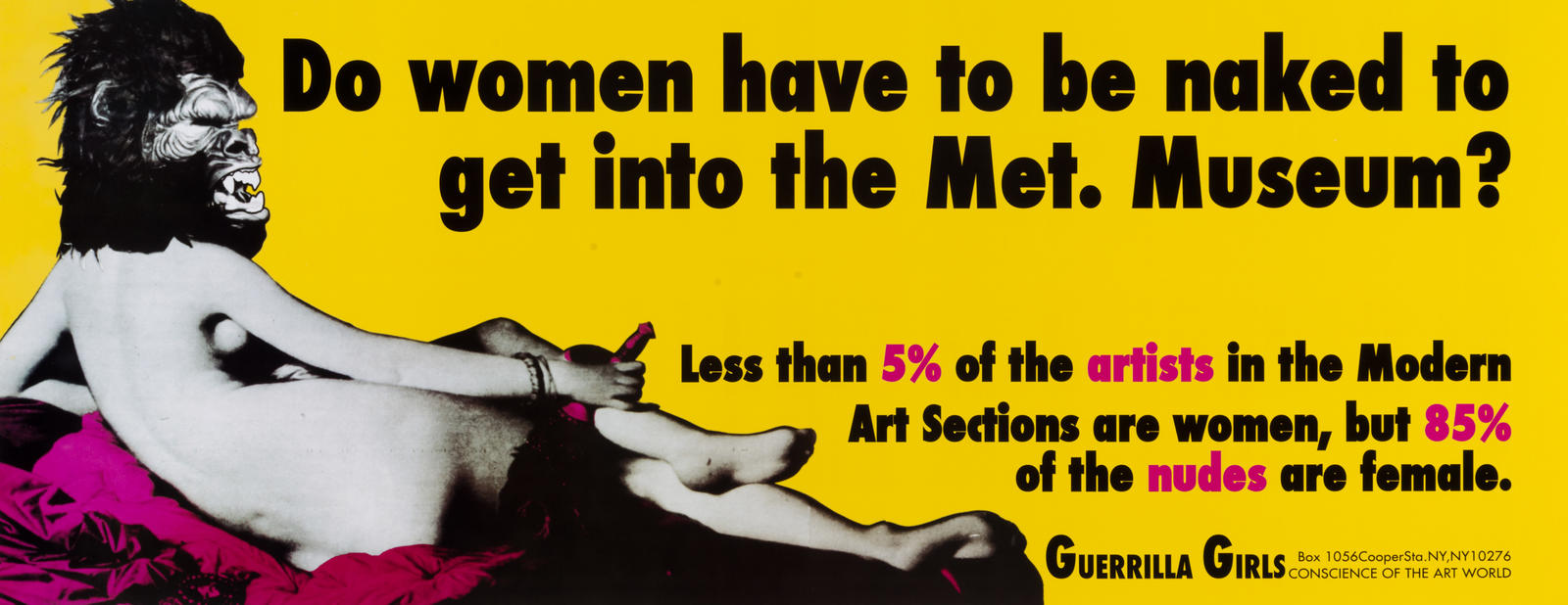 Do Women Have to Be Naked to Get Into the Met. Museum?