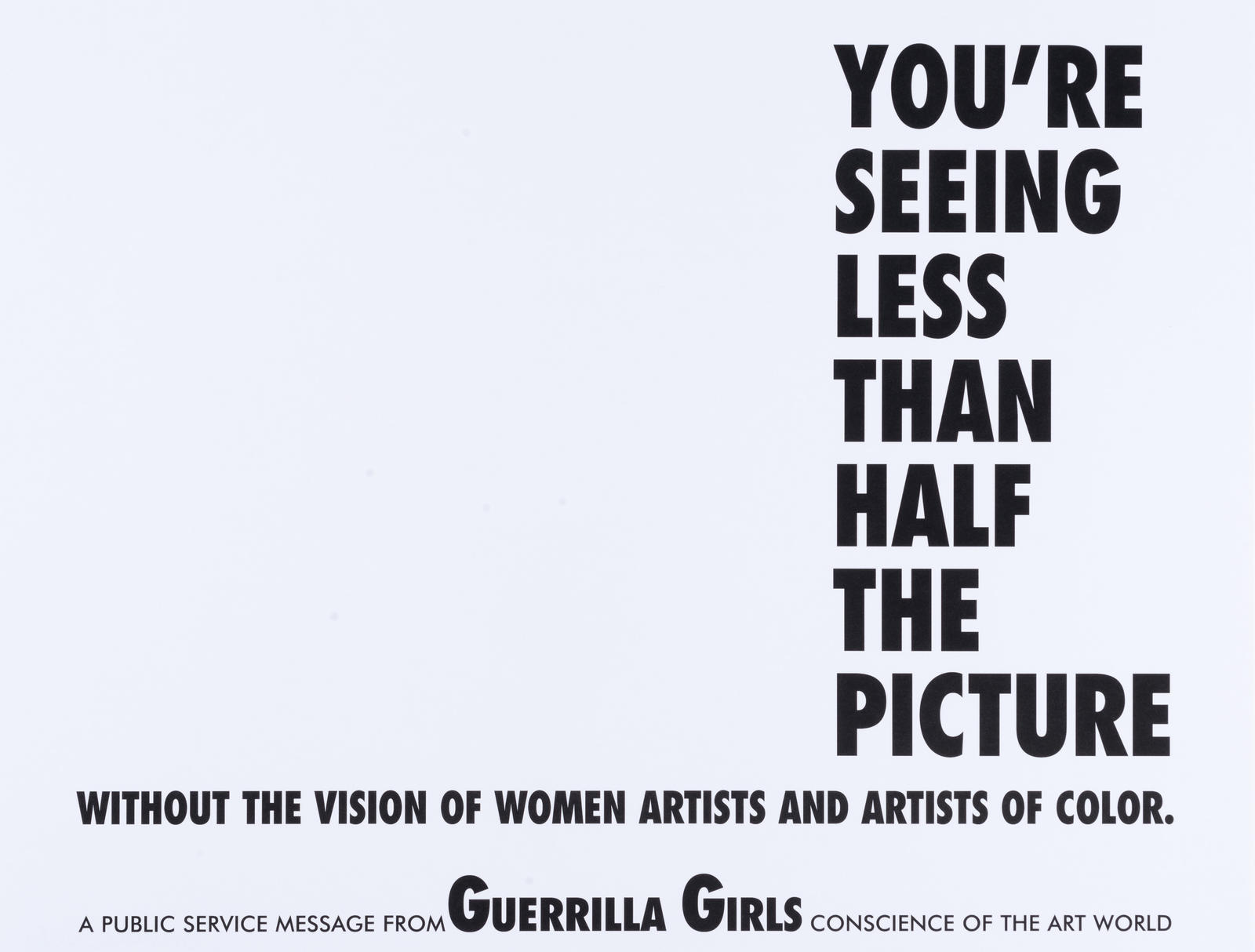 You're Seeing Less than Half the Picture