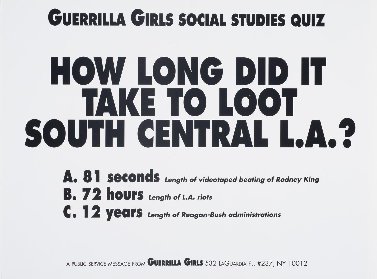 How Long Did It Take to Loot South Central L.A?