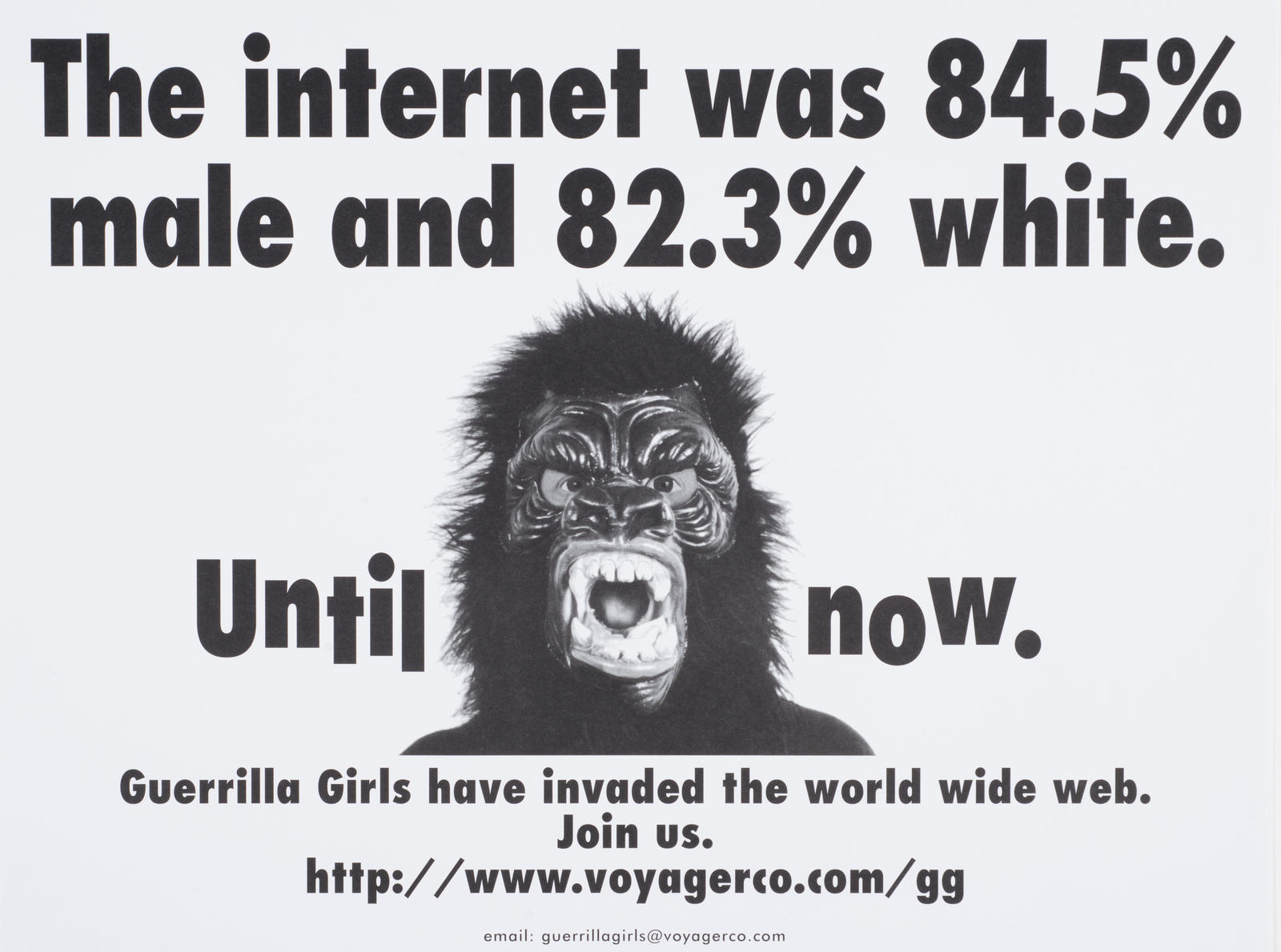 The Internet Was 84.5% Male and 82.3% White Until Now