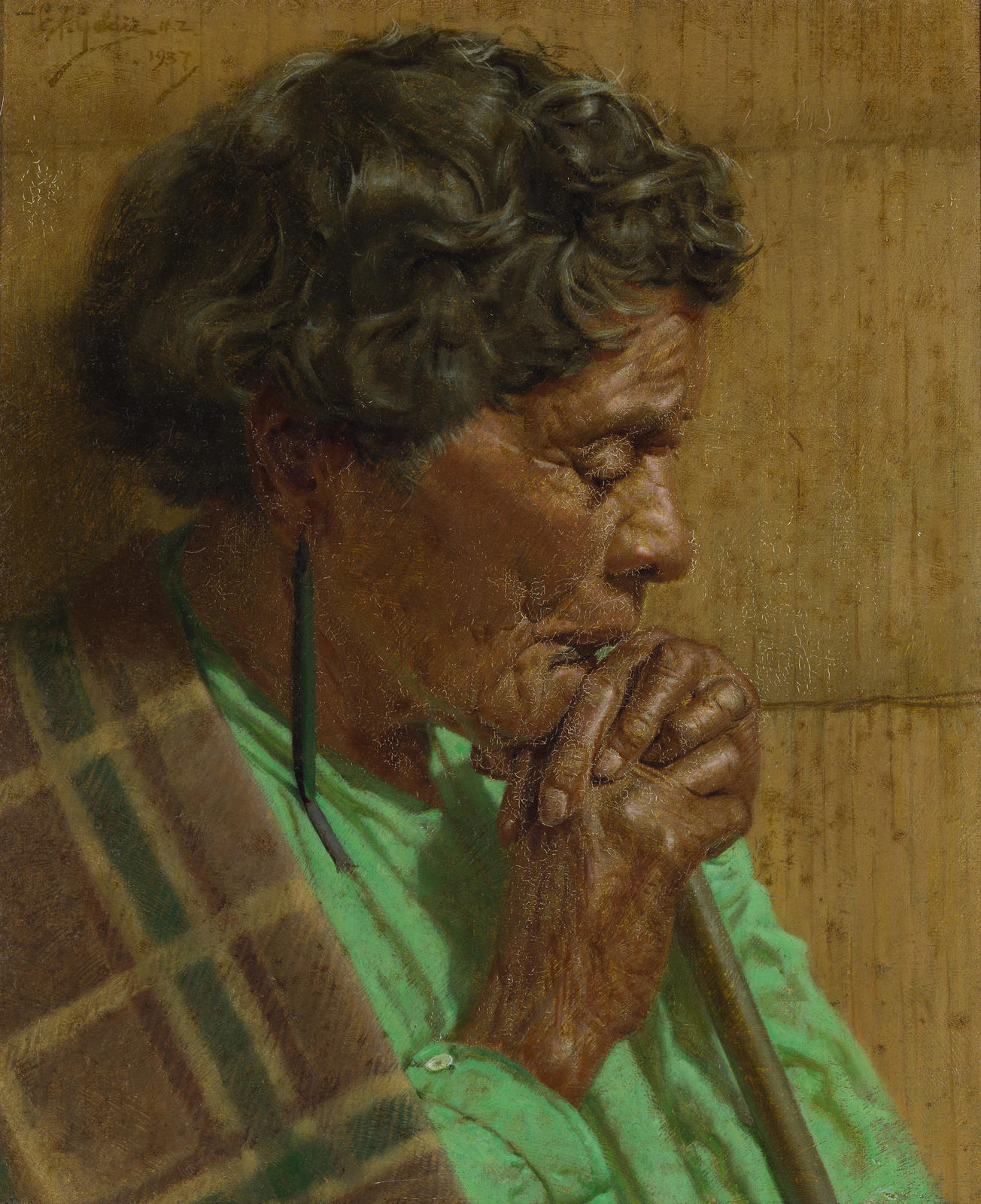 Portrait of a Maori Woman