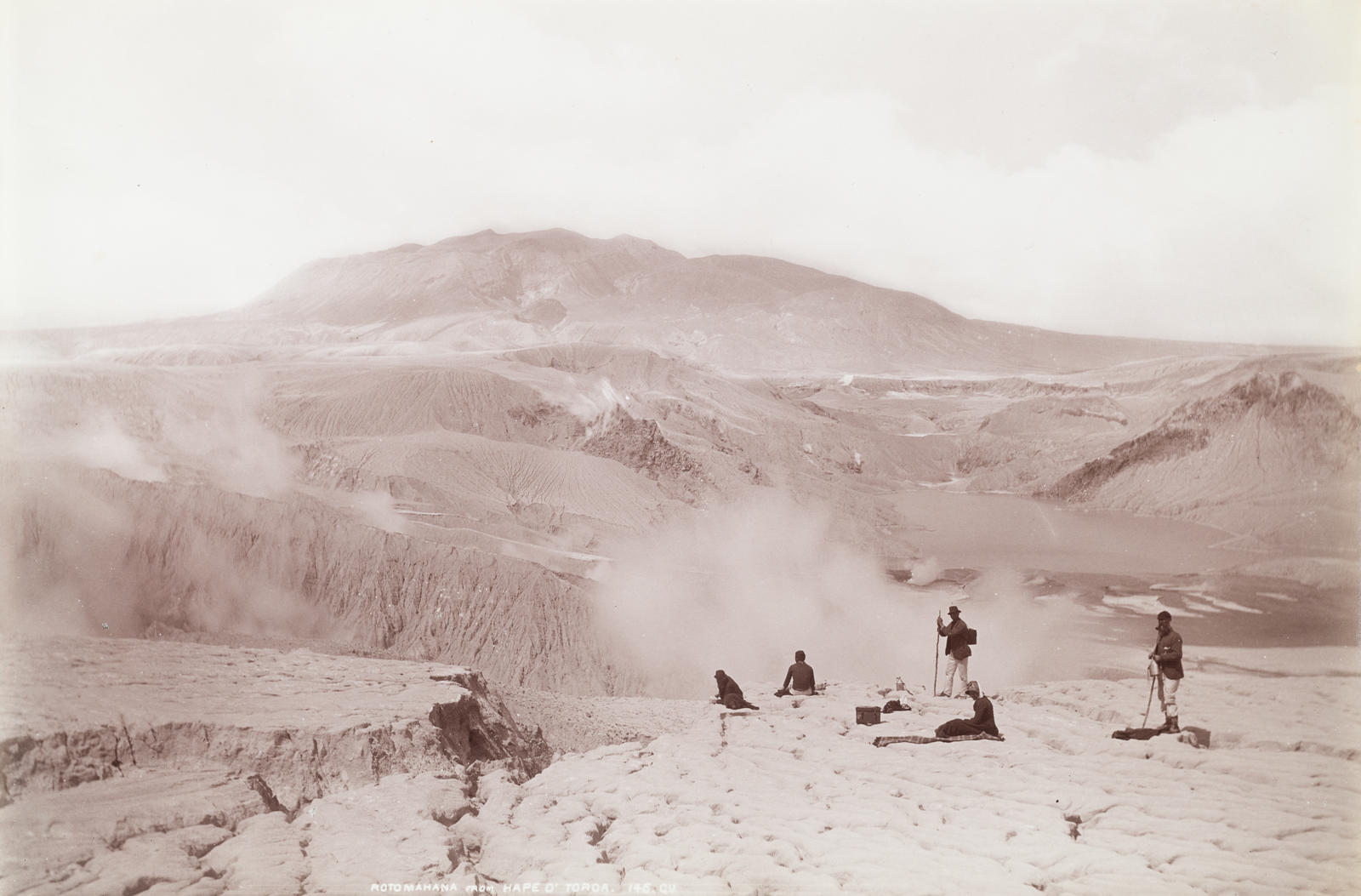 Rotomahana from Hape o' Toroa. 146