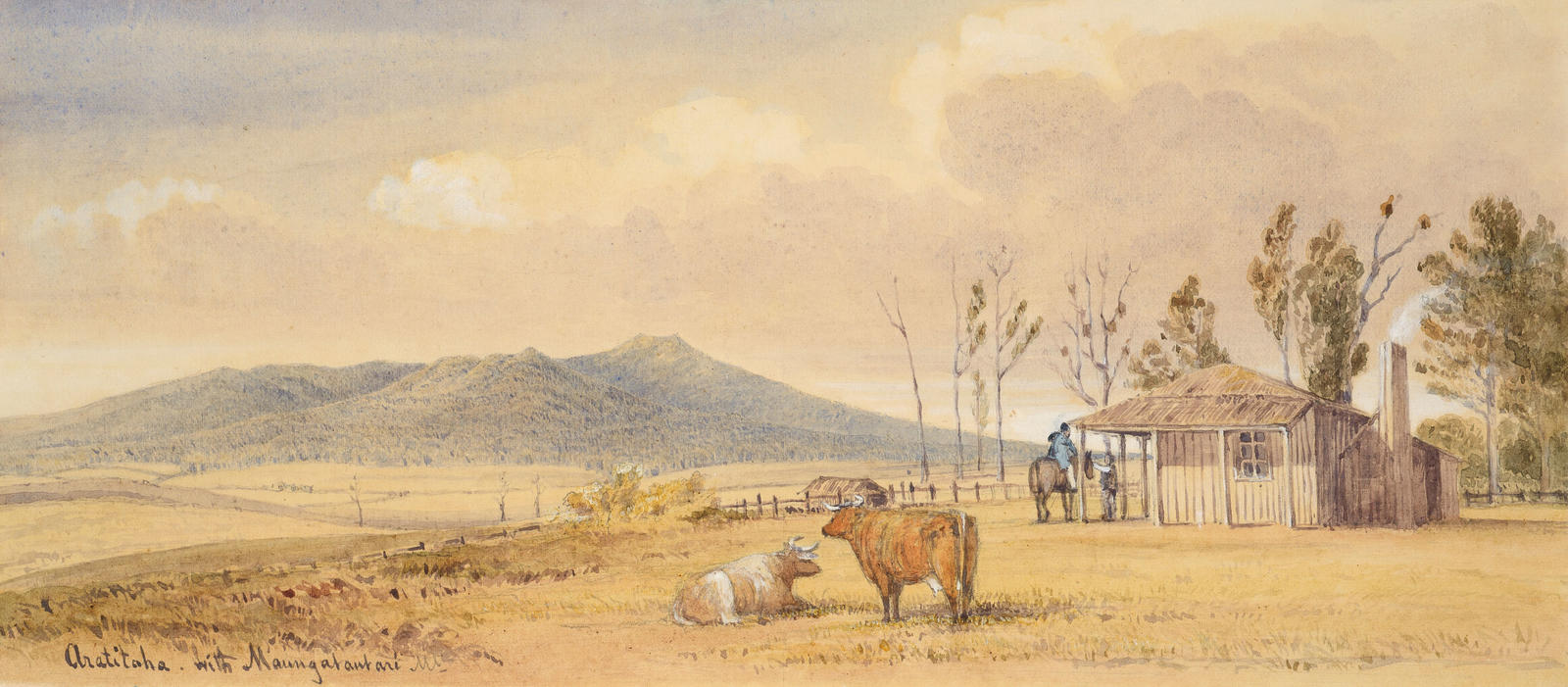 Aratitaha with Maungatautari Mountain