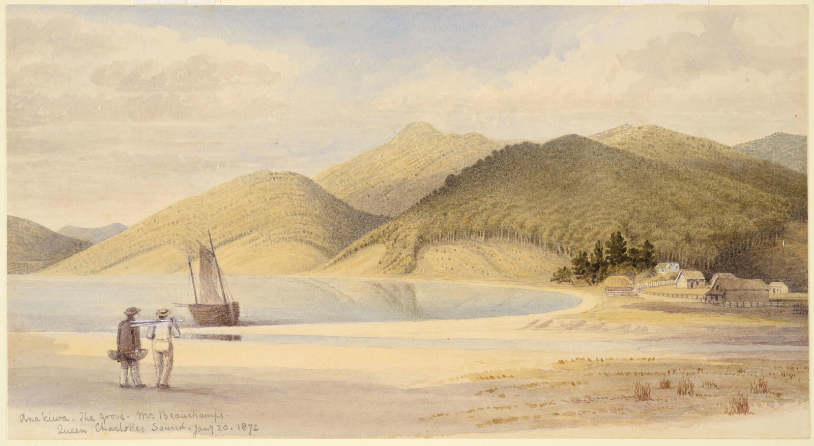 Anakiwa, Queen Charlotte Sound (The Grove, Mr Beauchamp's)