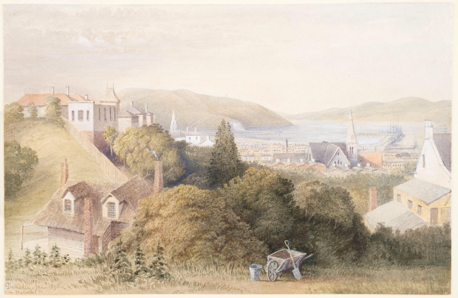 Dunedin from Melville Street
