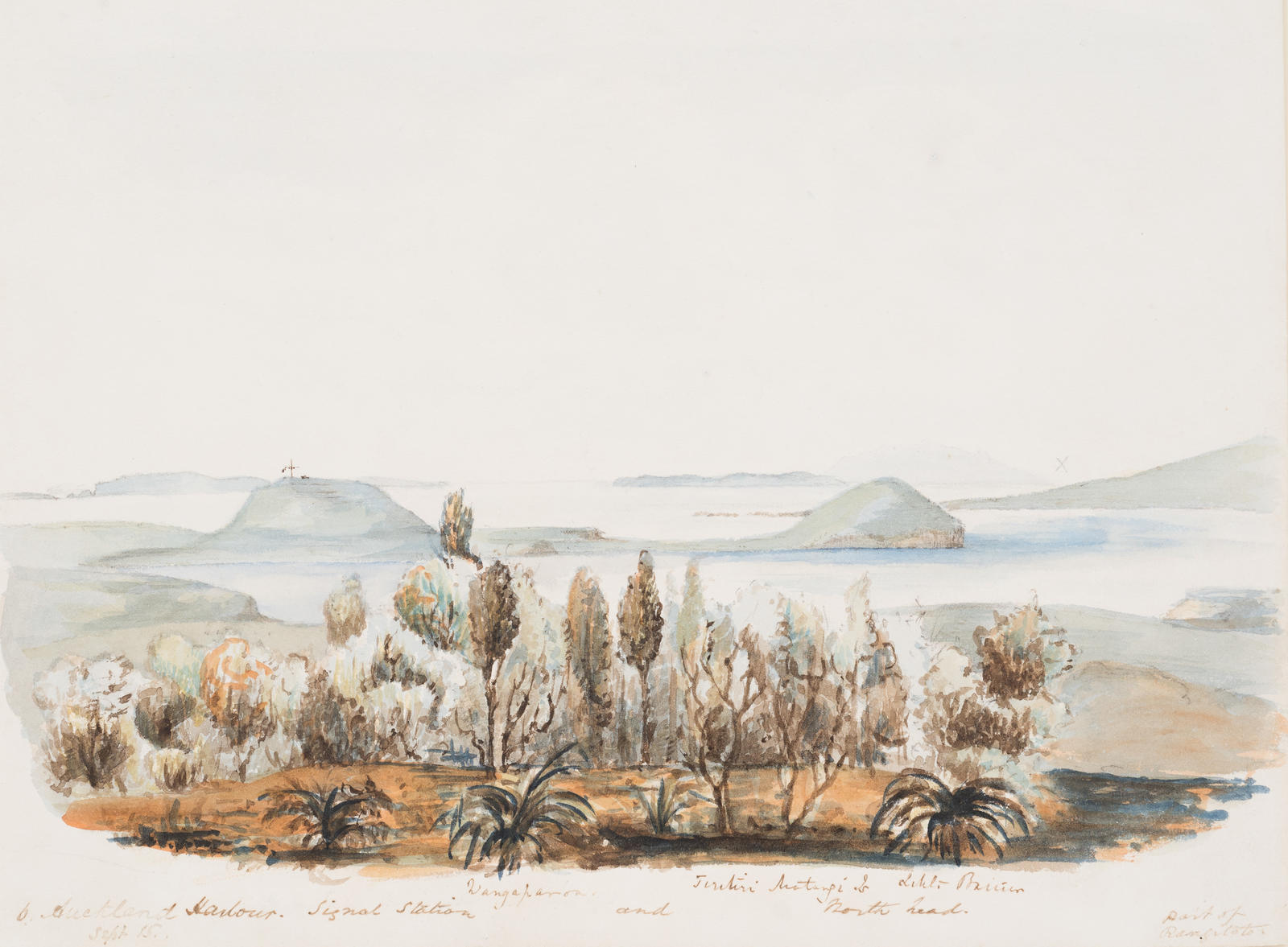 Auckland Harbour: From the Vicinity of Saint John's College