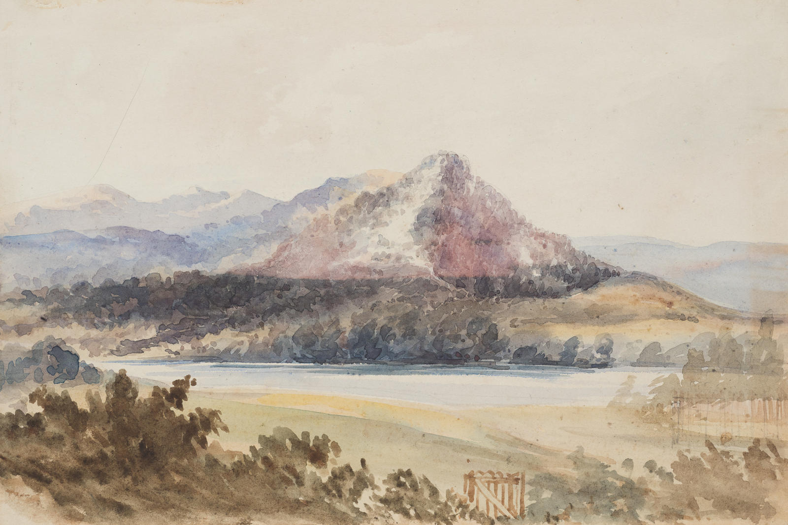 Taupiri on the Waikato near Mr Ashwell's station
