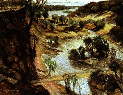The crossing of the Leichhardt River, North Queensland
