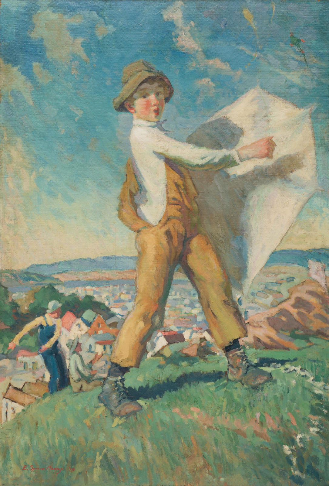 Boy with a kite
