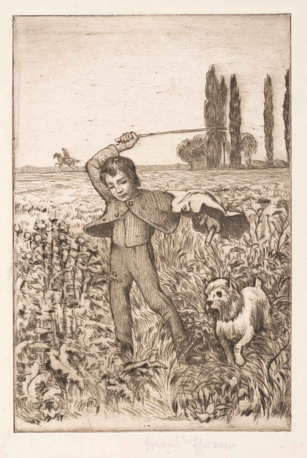 Boy and Dog