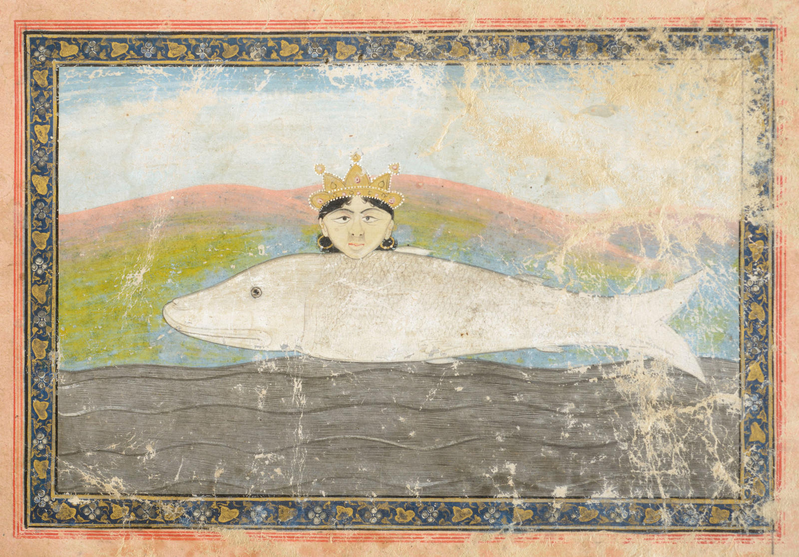 Matsya, the first incarnation of Lord Vishnu
