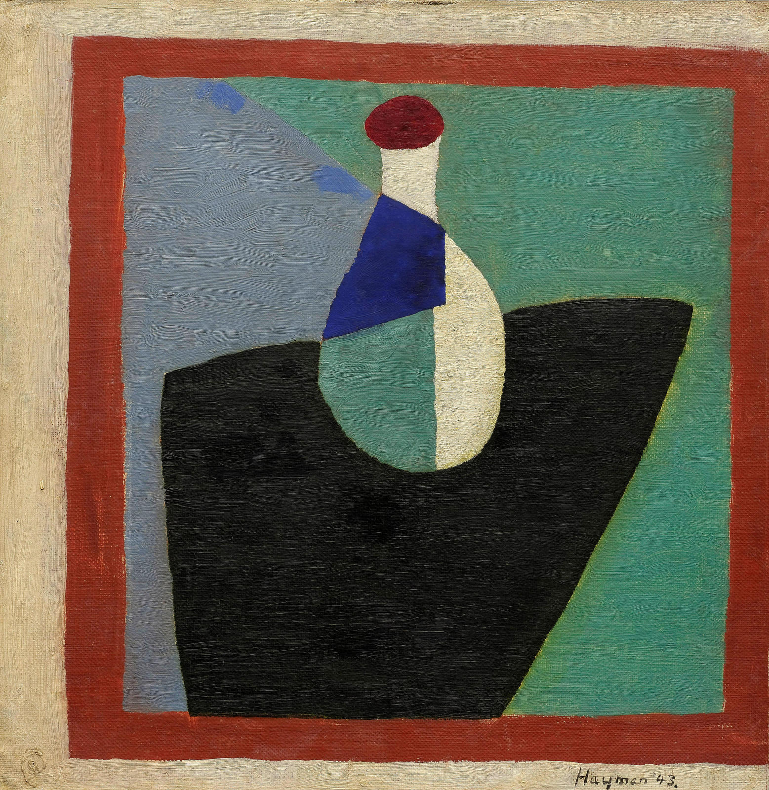 Abstract with a bottle