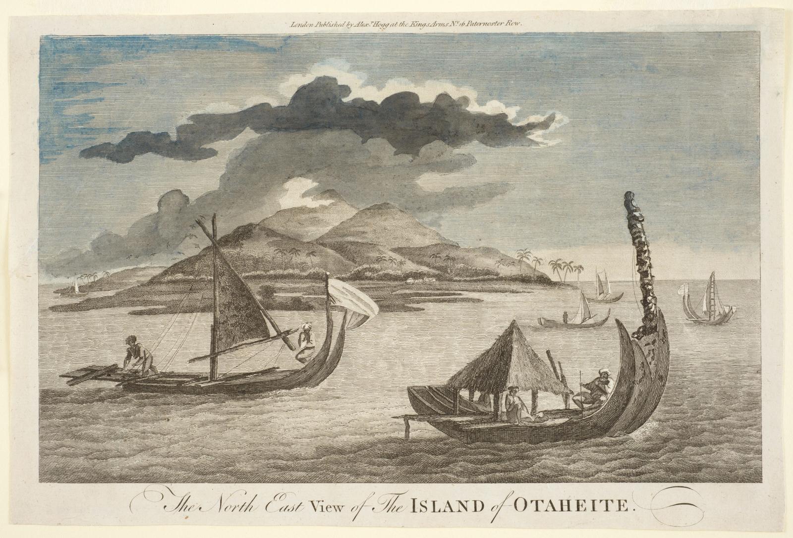 The North East View of The Island of Otaheite