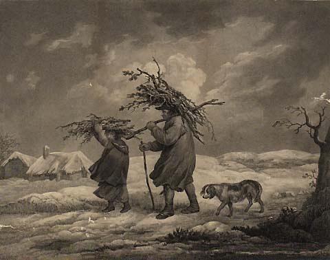 Cottagers in Winter