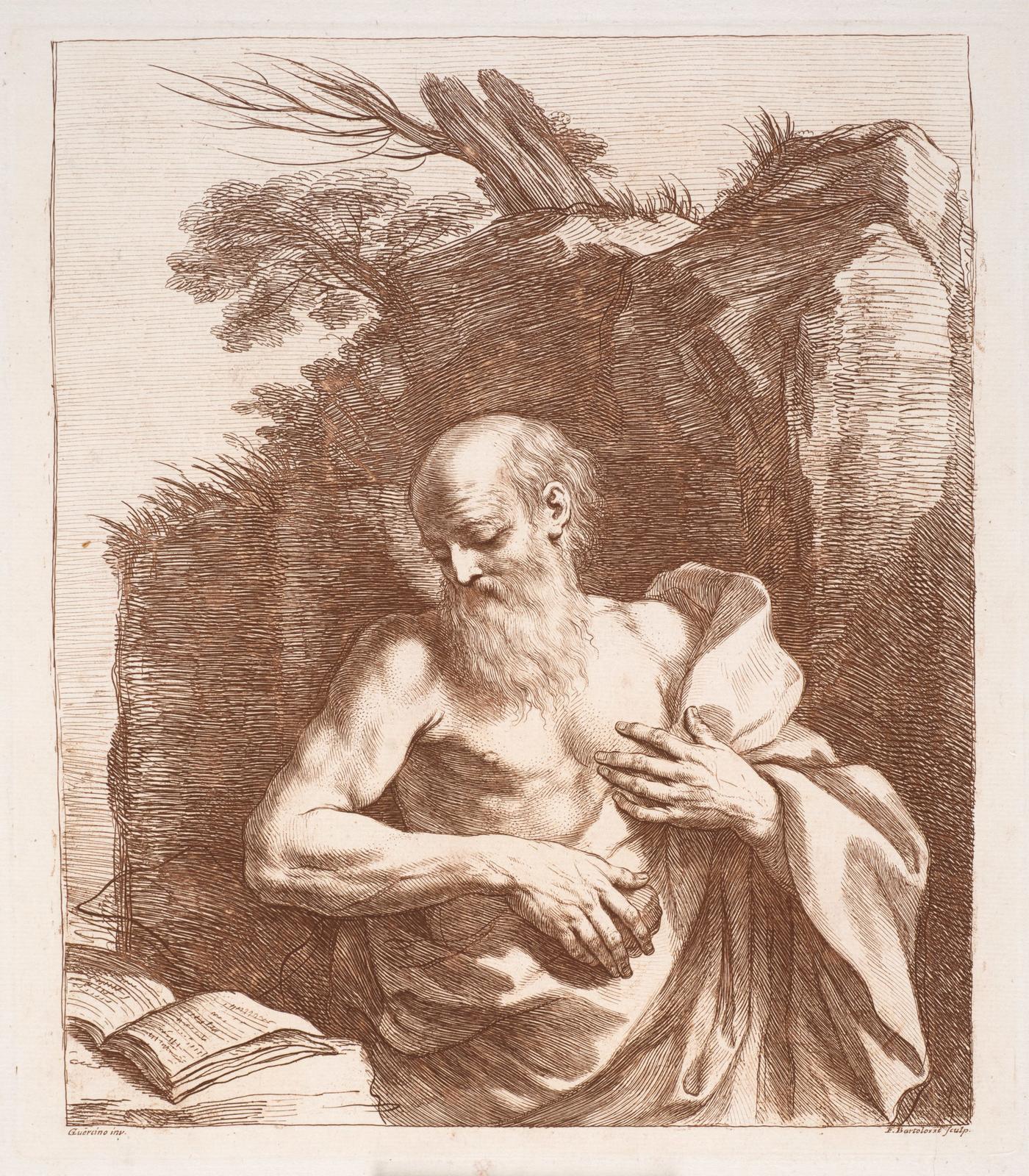Old man reading a book: Saint Jerome