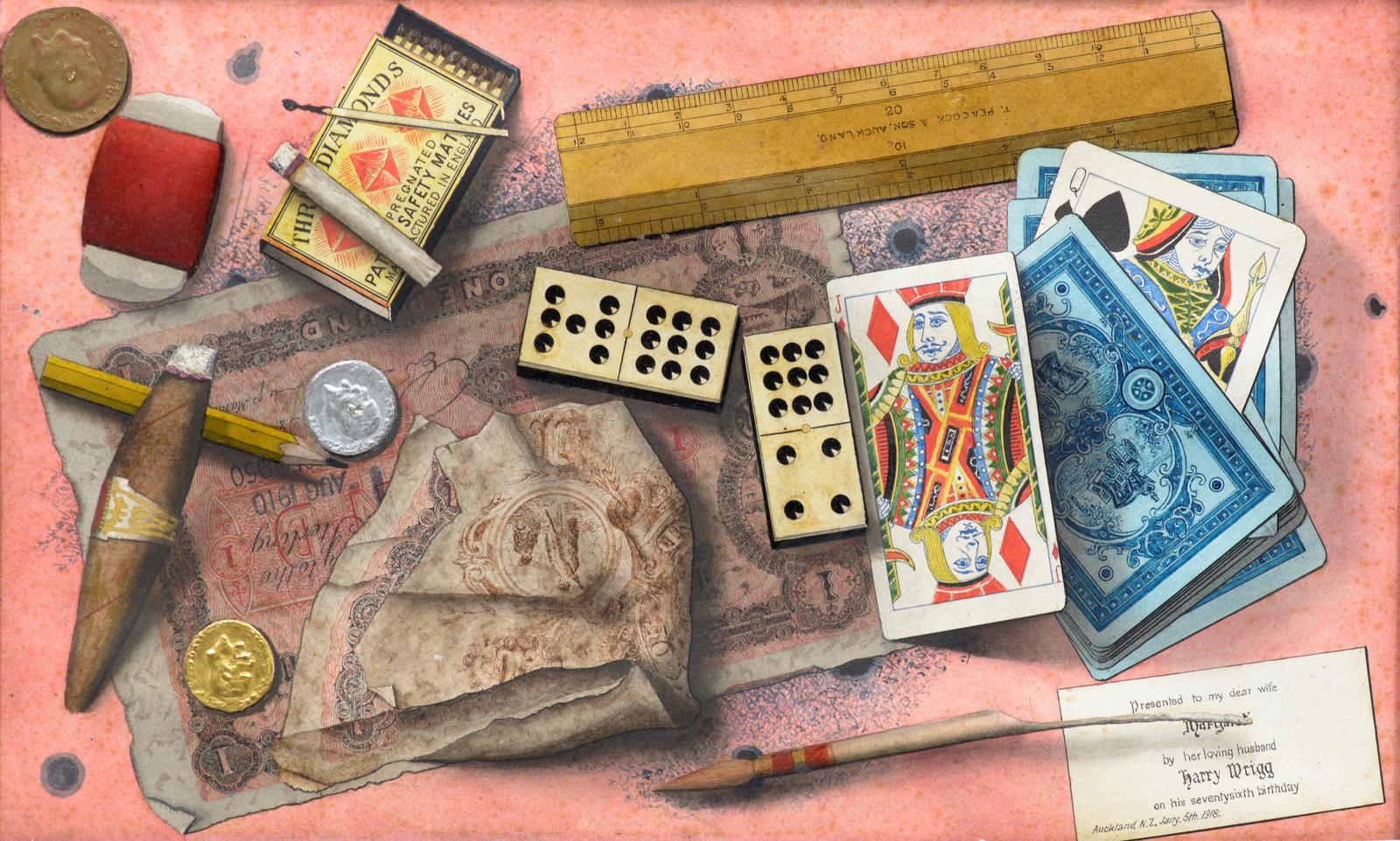 Trompe l'oeil still life