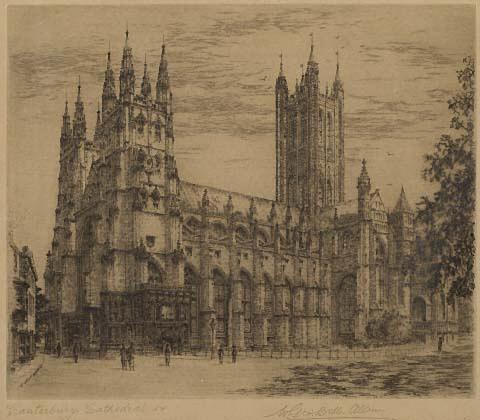 Canterbury Cathedral from the Southwest