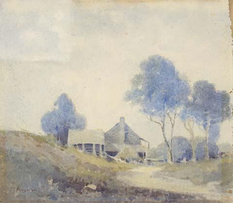 Grey morning, homestead near Parramatta