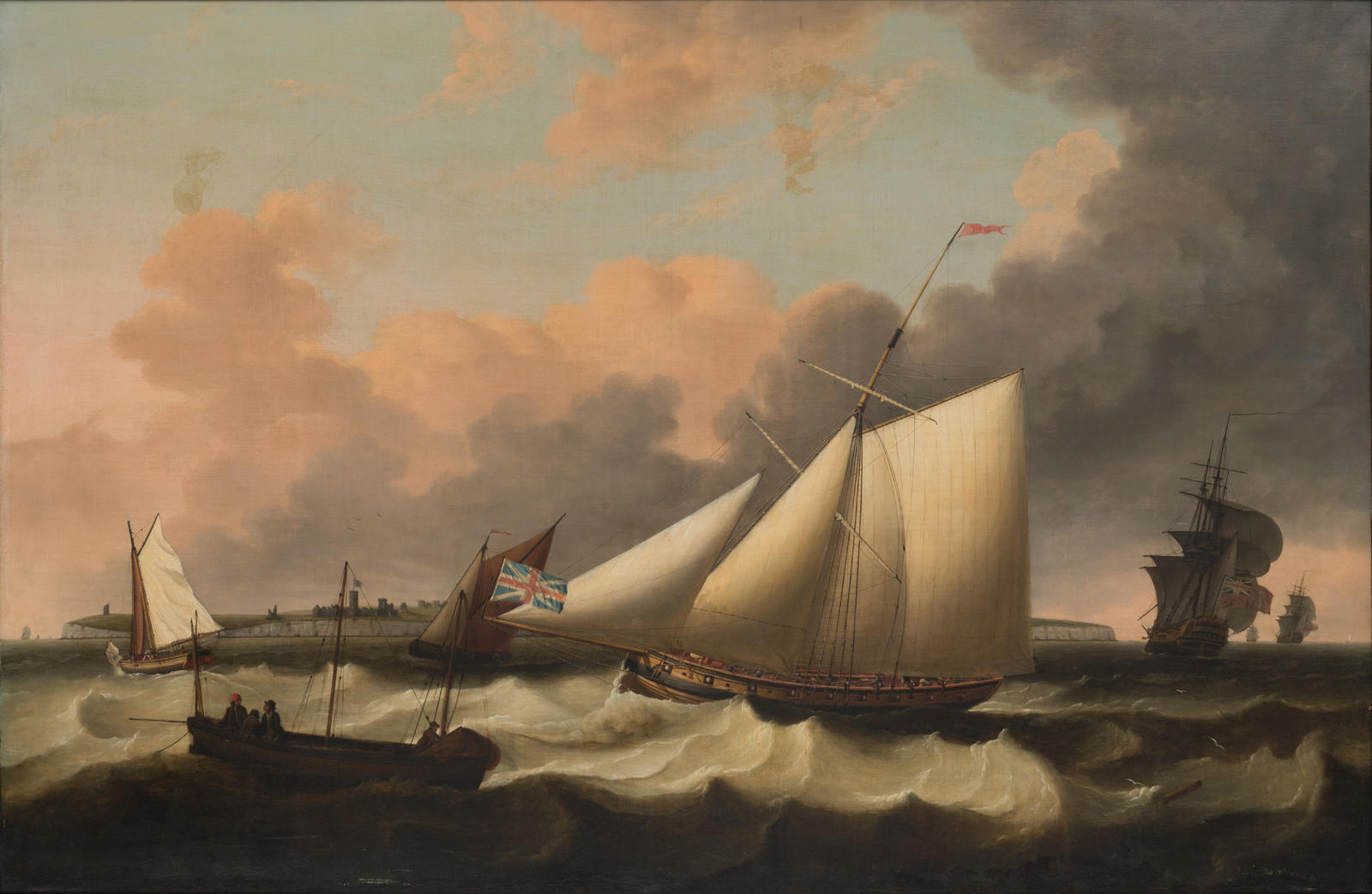 Revenue cutter off the Isle of Wight