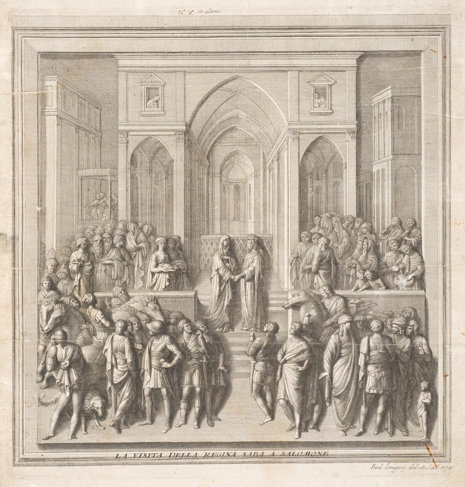 La Visita della Regina Saba a Salomone (The visit of the Queen of Sheba to Solomon)