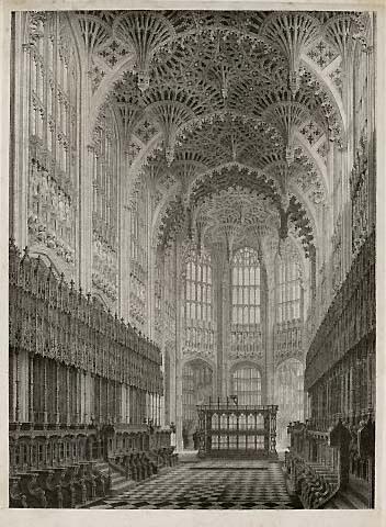 Interior of Henry the Seventh's Chapel, Westminster Abbey