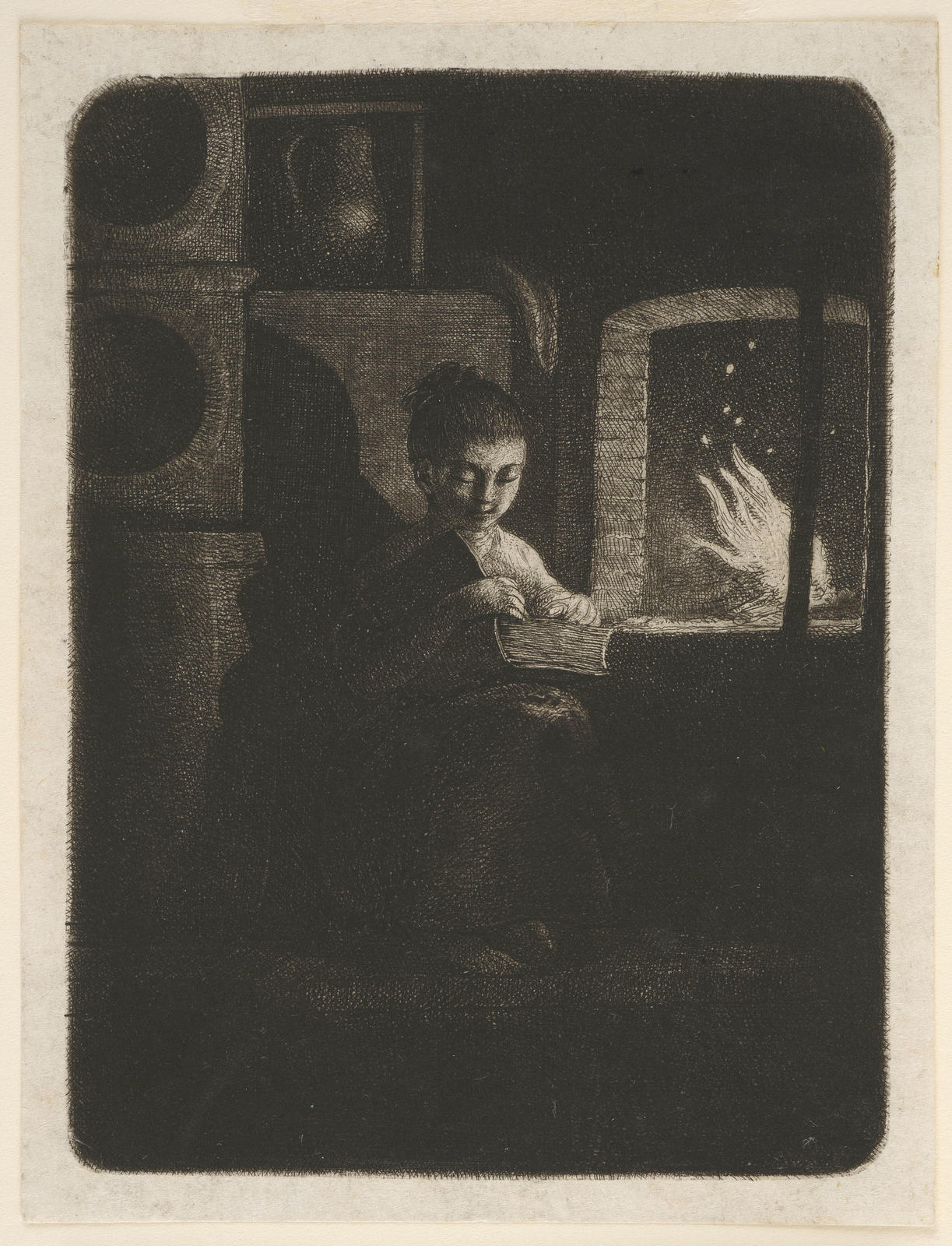 Young Girl Reading