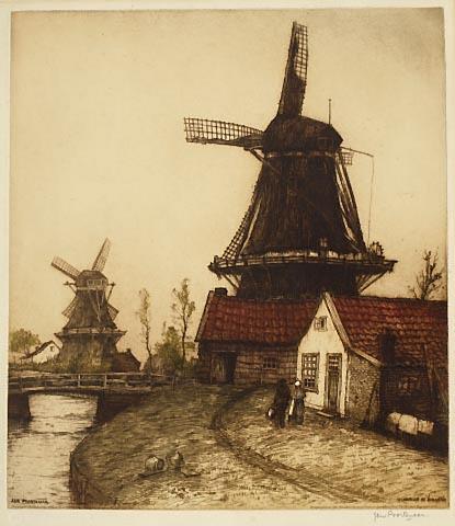 Windmills in Holland
