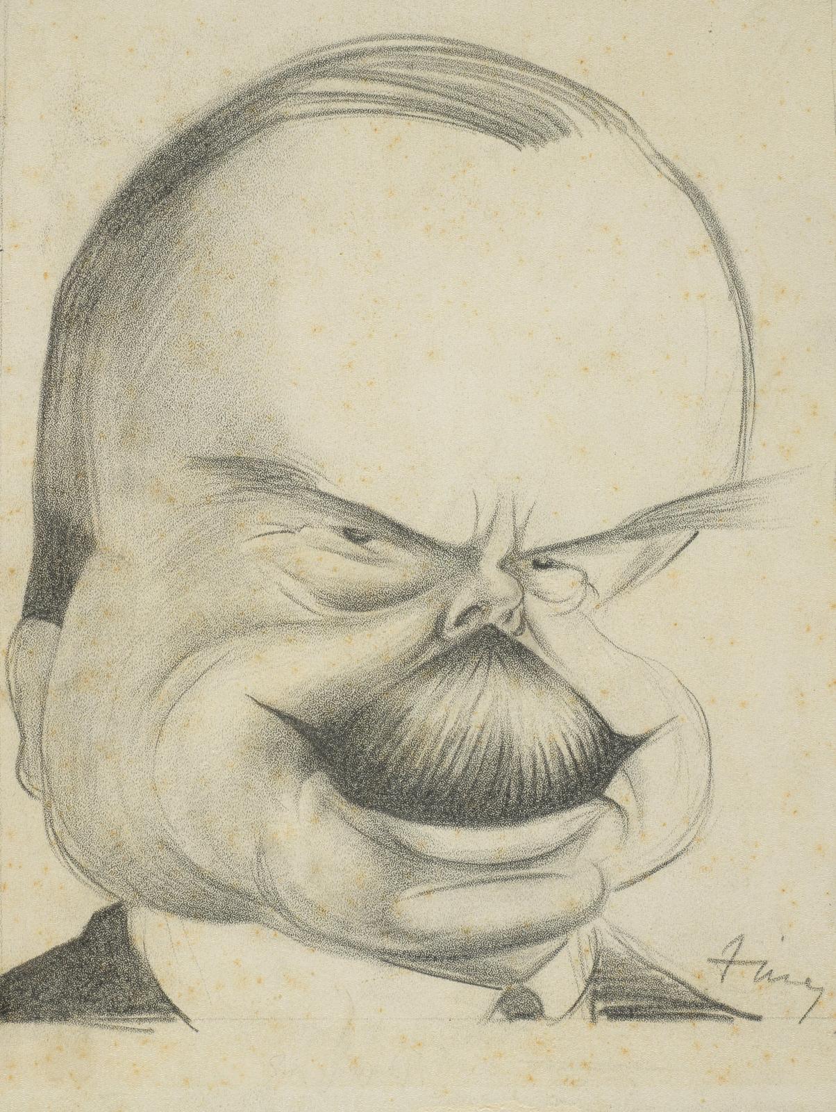 Caricature of Sir Joseph Ward