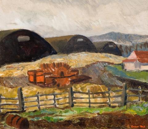 Quonset huts, Mt Wellington
