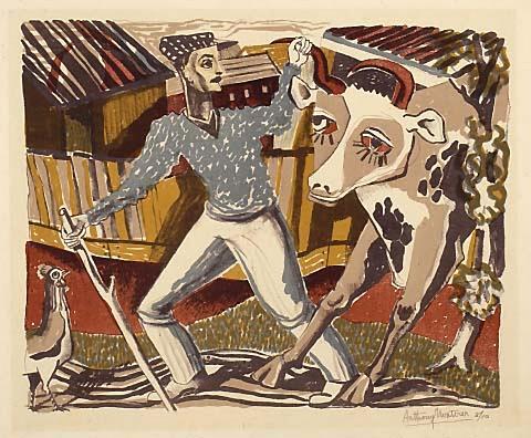 Cow with the crumpled horn
