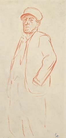 Study of a Man in a Peaked Cap