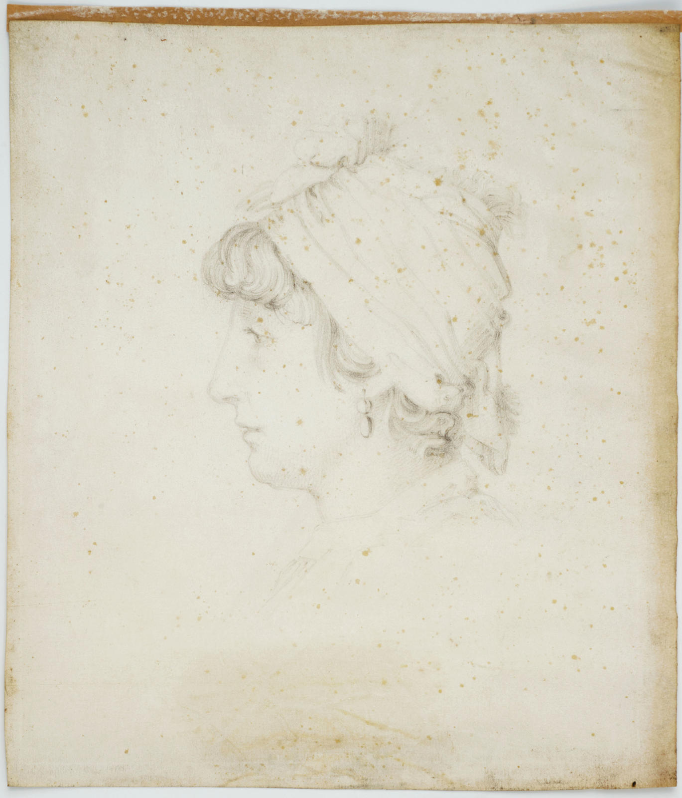 Profile portrait of an early nineteenth century lady