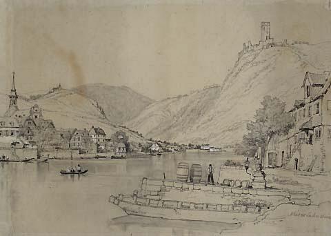 View on the Rhine: Niederlahnstein