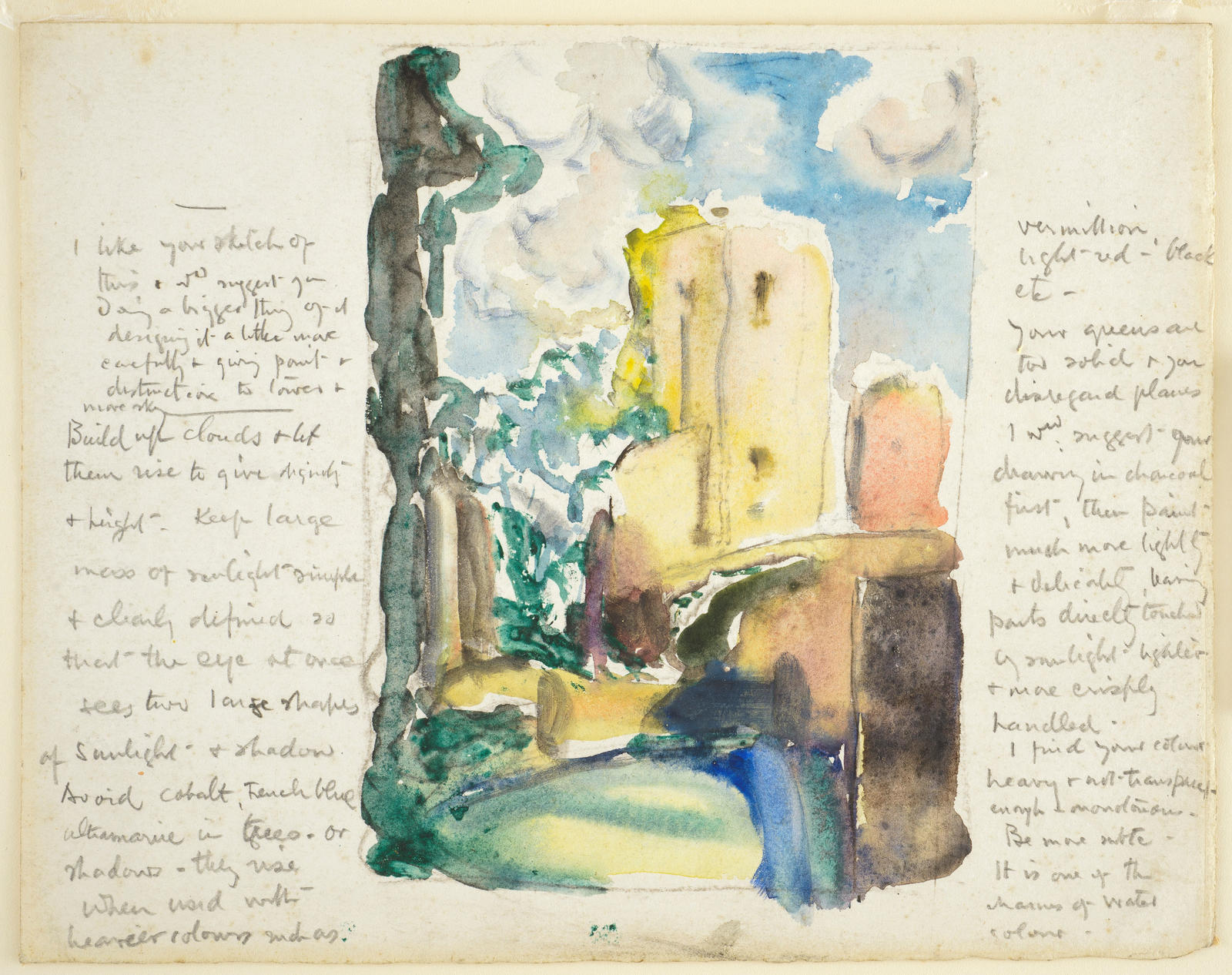 A Yellow tower