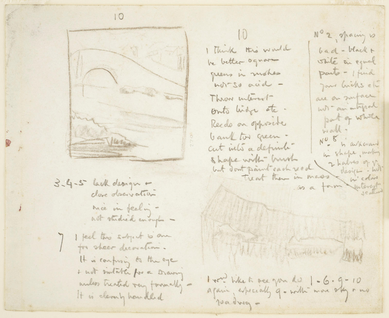 Two Drawings and Notes