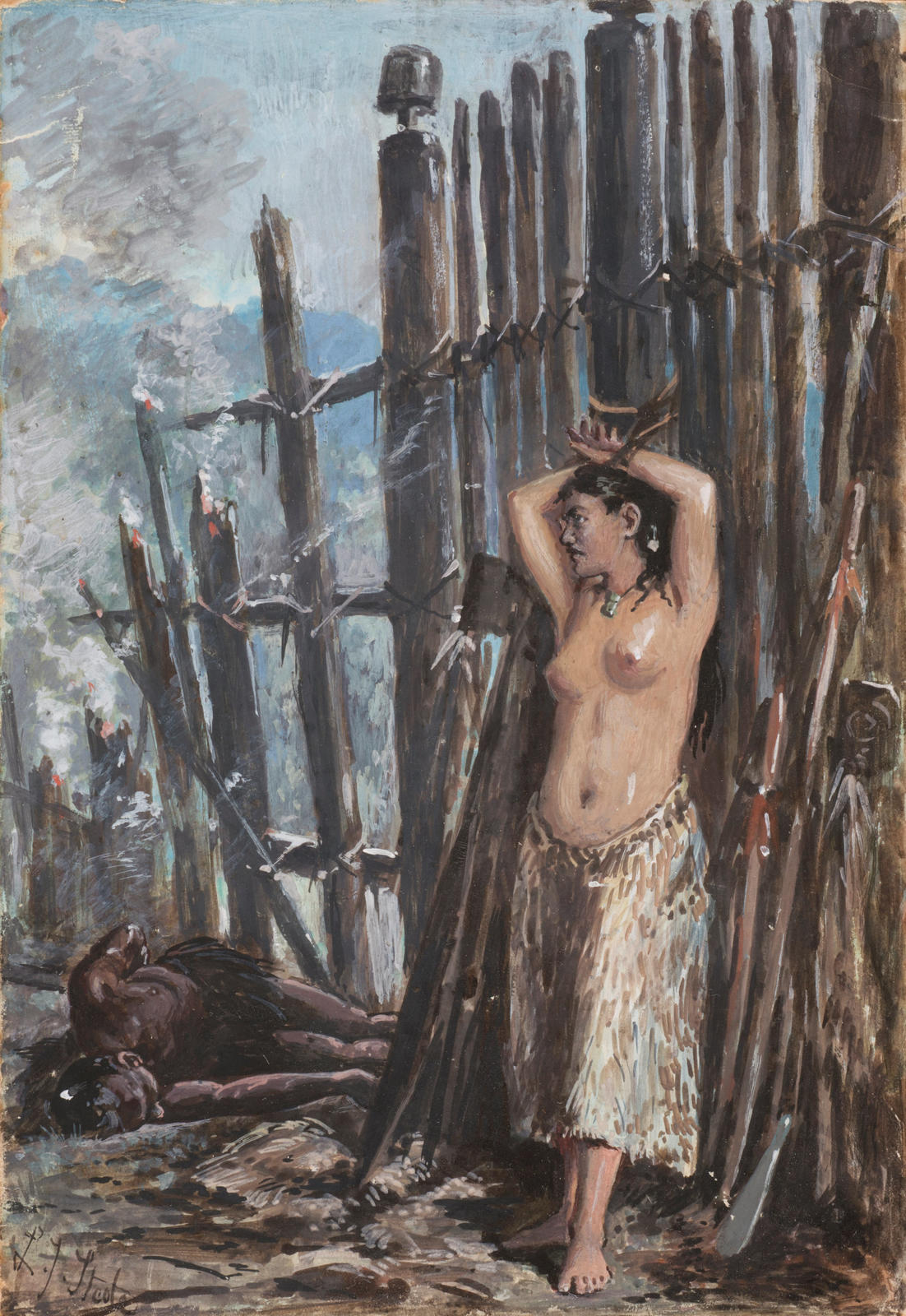 Sketch for the Spoils to the Victors