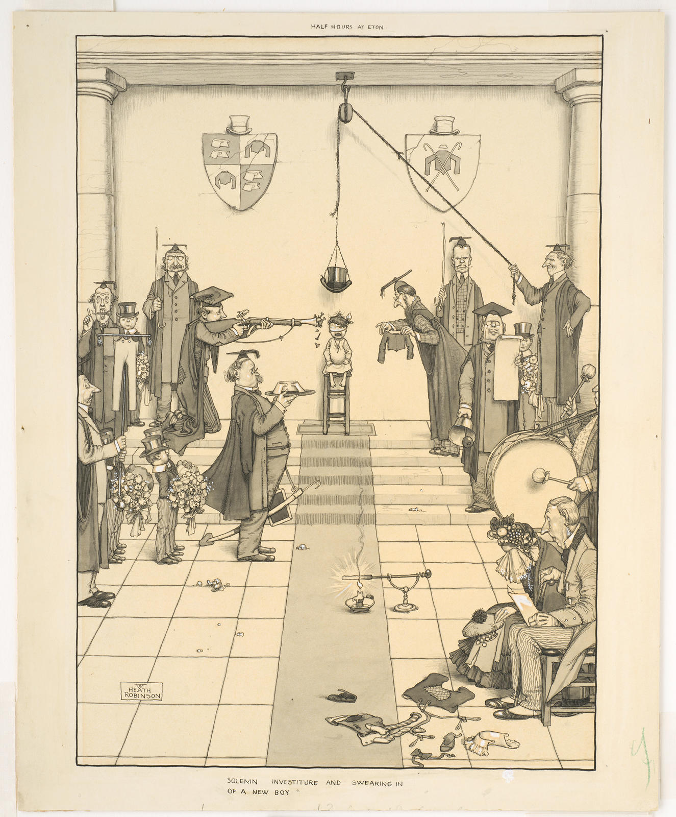 Solemn Investiture and Swearing in of a New Boy