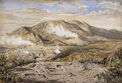 Hot Springs and Geysers, Whakarewarewa, 1888