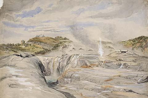 New Zealand Hot Springs, Whakarewarewa Near Ohinemutu