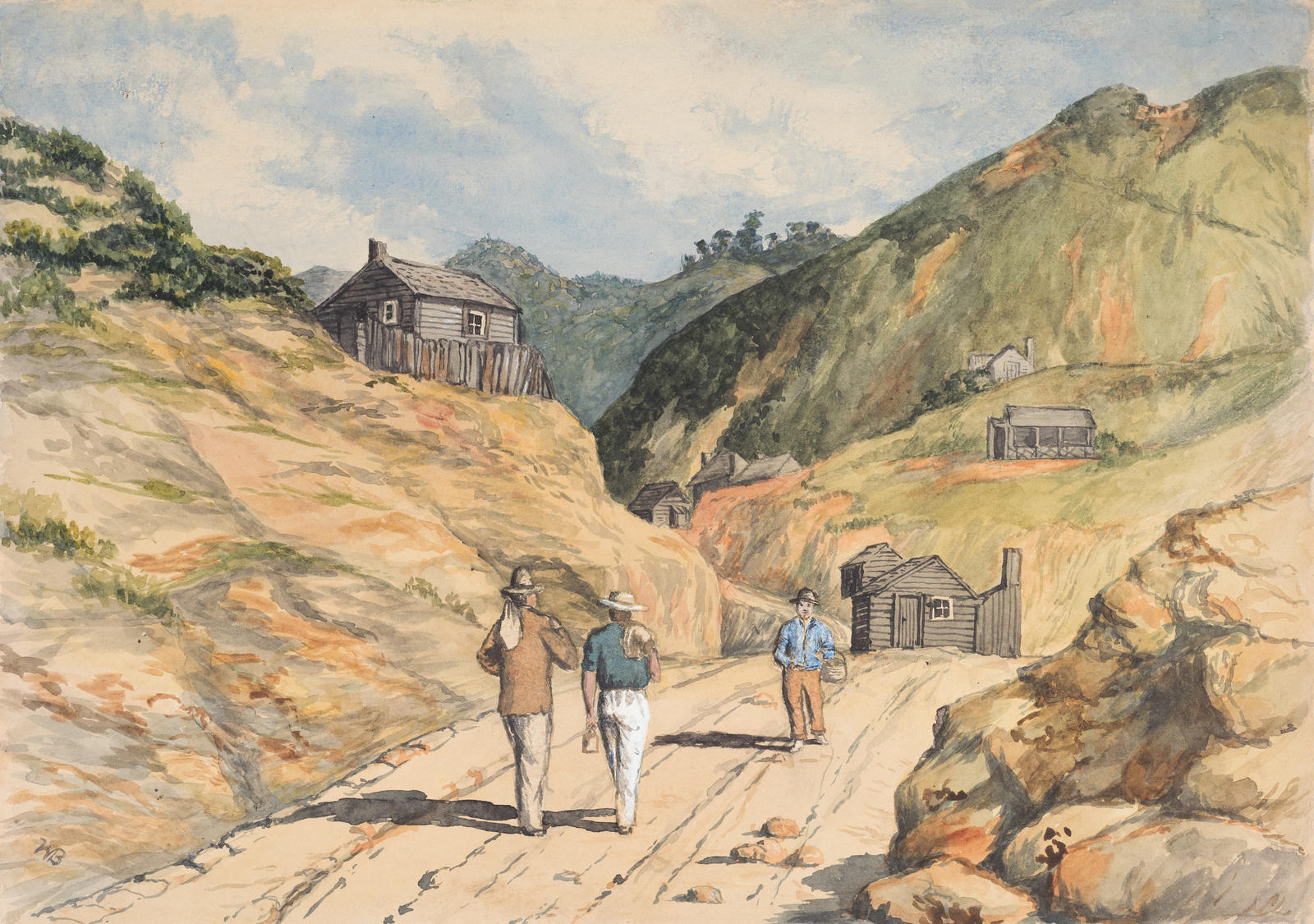 Moanatairi Creek on the Thames Goldfields
