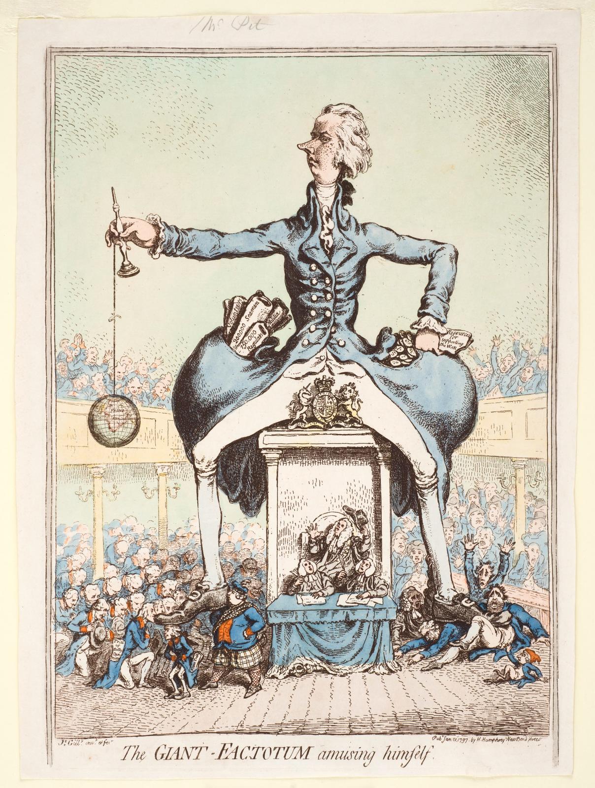 The Giant Factotum, amusing himself