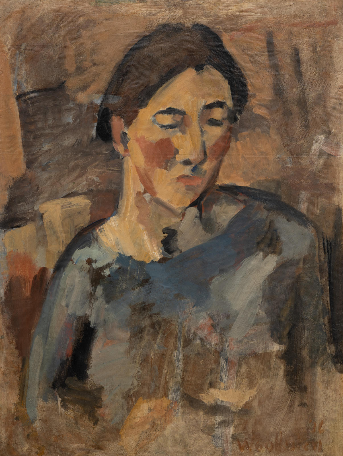 Portrait of the artist's wife
